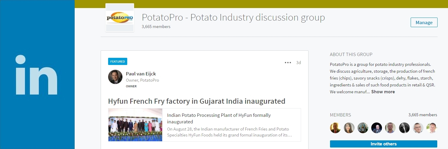 ¡Sigue a PotatoPro en LinkedIn!